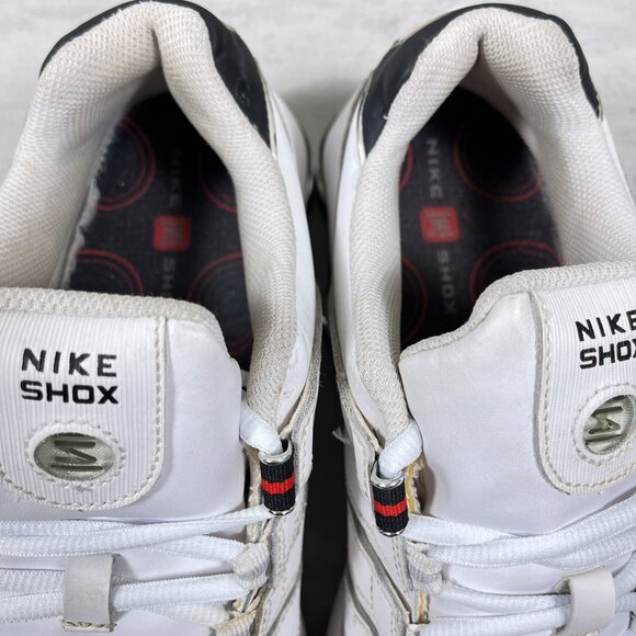 Nike Shox NZ EU Leather Sneakers - Men\'s Size 13 - White main image 7